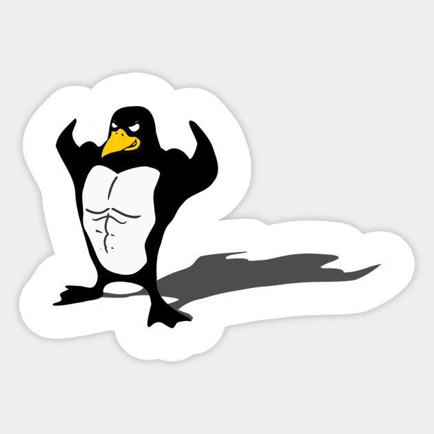 Linux Tux Sticker by cryptogeek